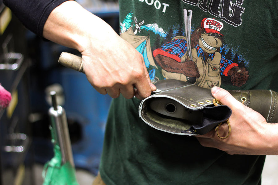 Each boot is carefully crafted by hand.