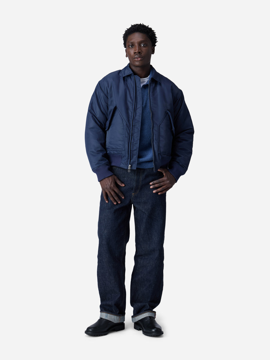 CWU Flight Jacket ~ Blue Aviator Satin
