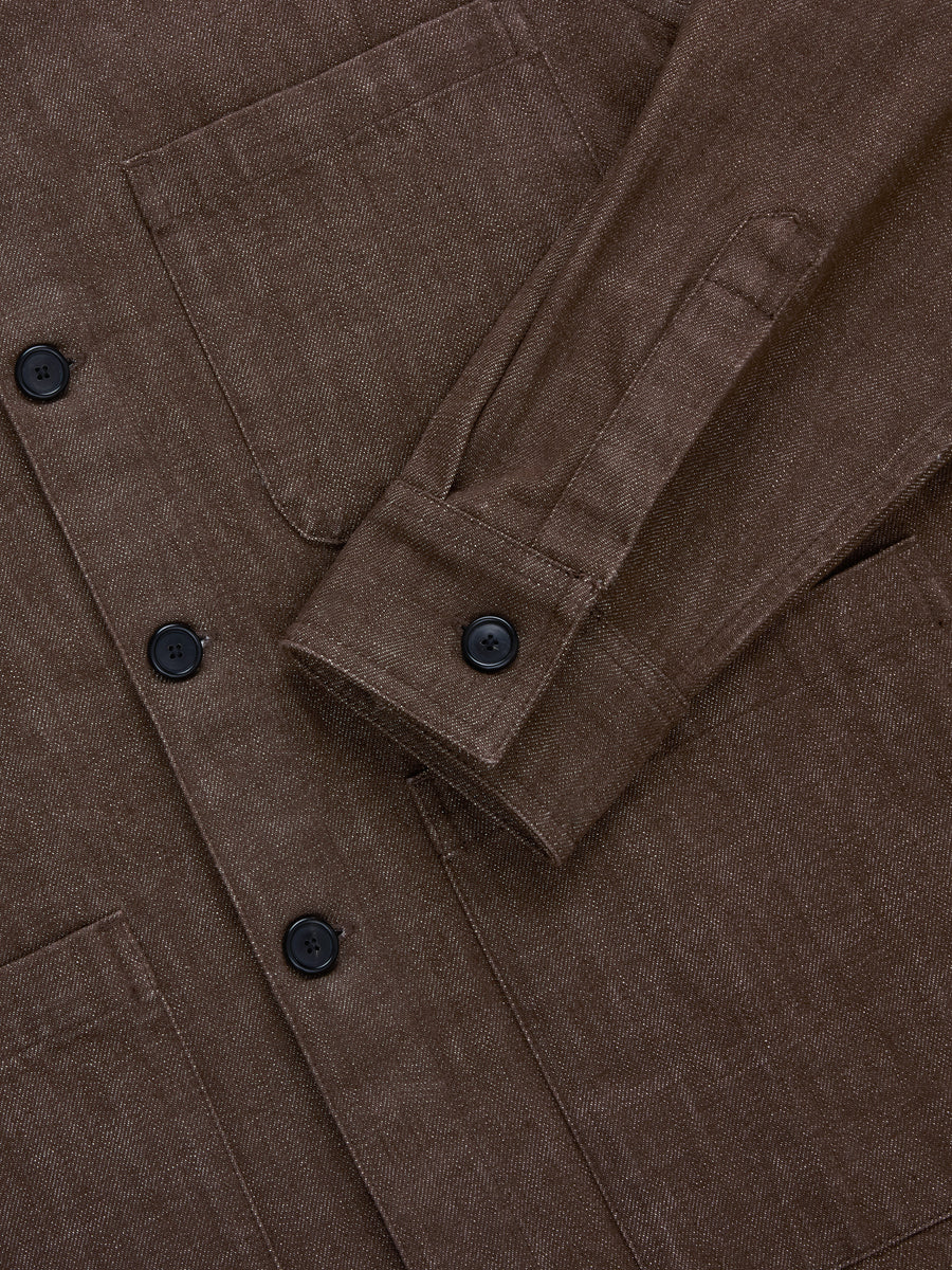 Shop Jacket ~ Brown Denim