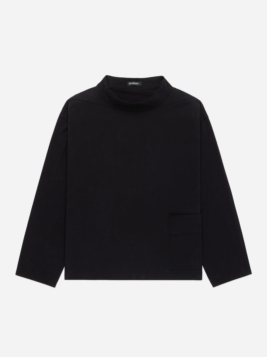 Smock ~ Black Peached Twill