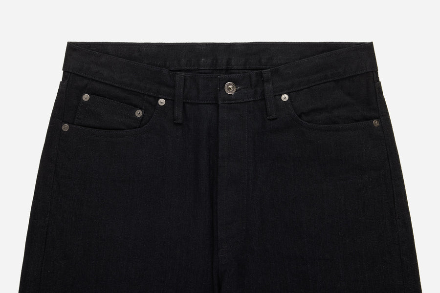 RS-220xk ~ Relaxed Straight - Rinsed Black Kibata