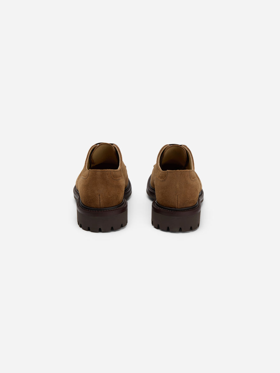 Lug Sole Derby ~ Snuff Waxy Suede
