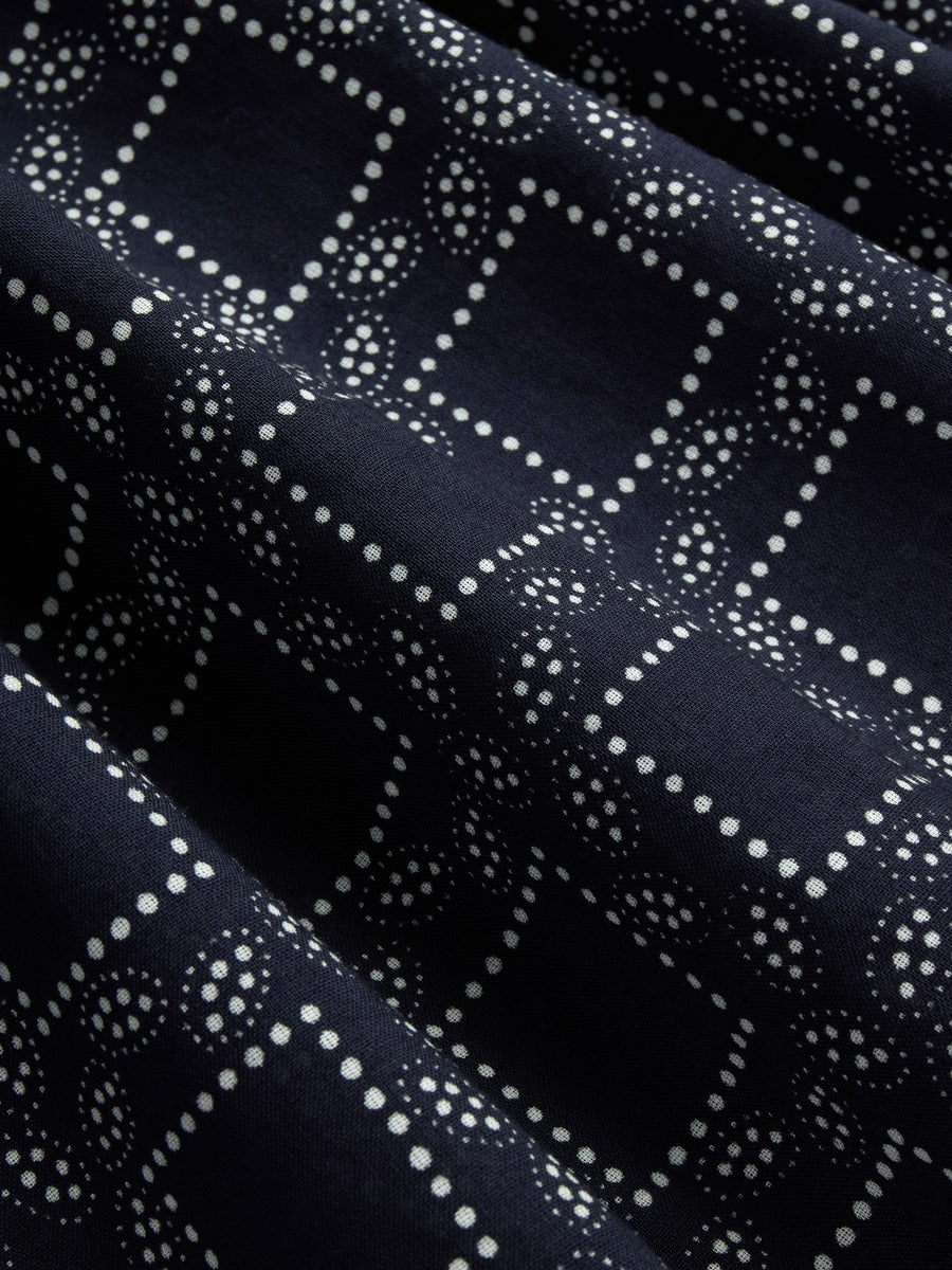 Vacation Shirt ~ Navy Bandana