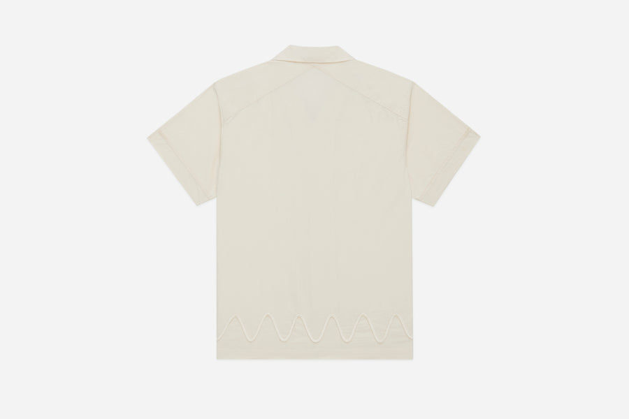 Vacation Shirt ~ Ecru Squiggle