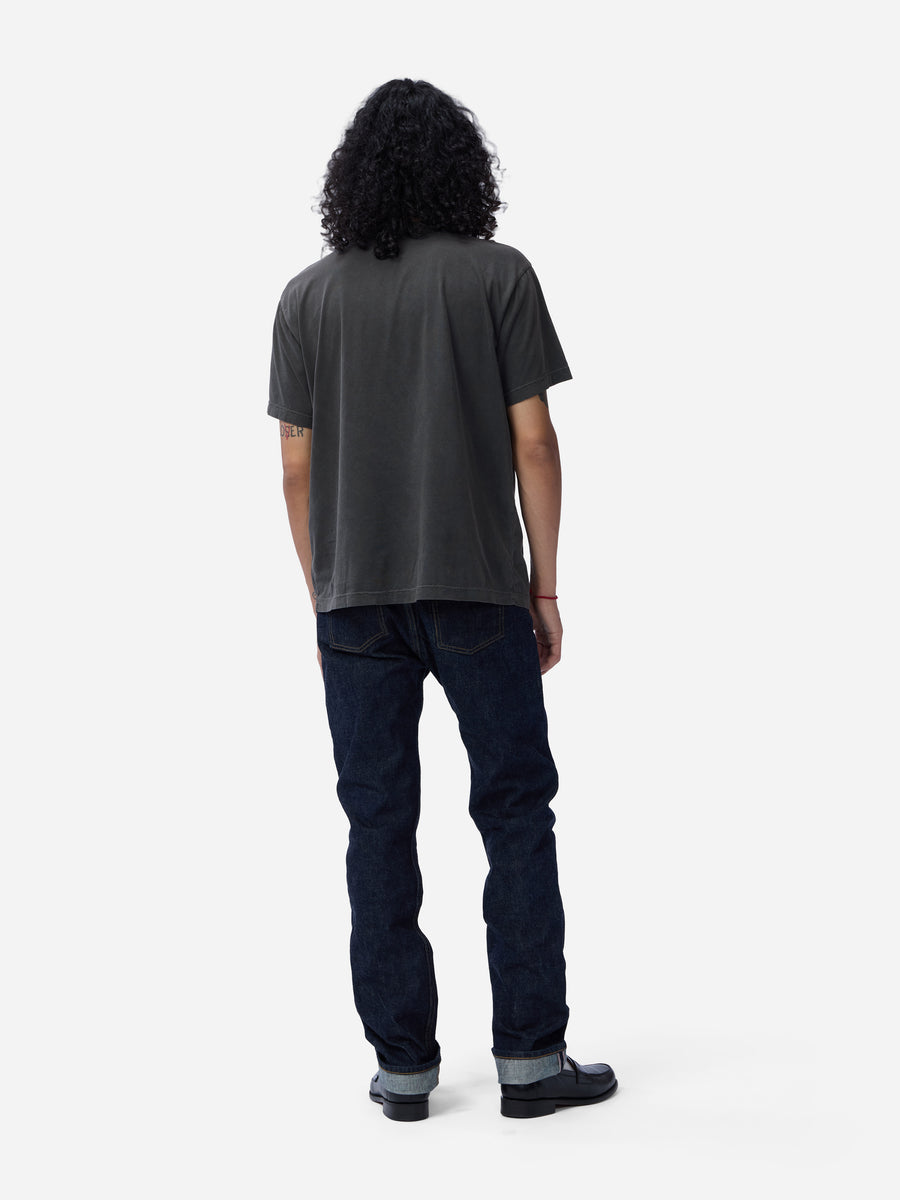 Garment Dyed Pima T-shirt ~ Smoke