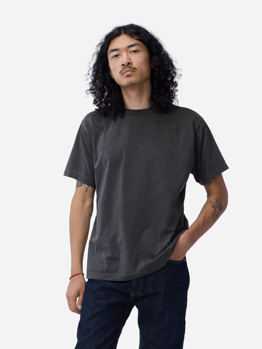 Garment Dyed Pima T-shirt ~ Smoke