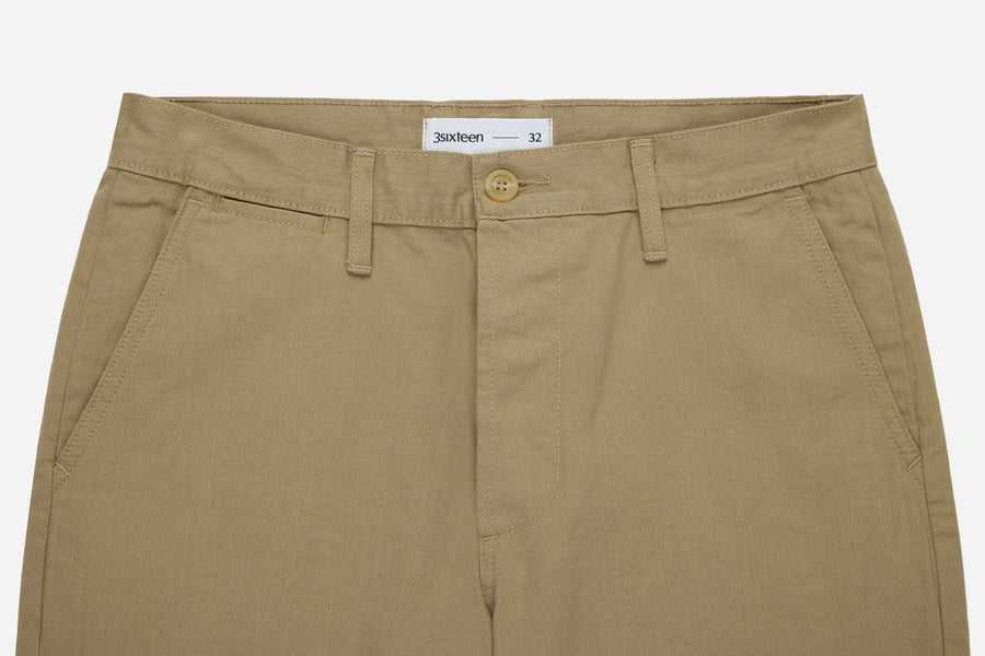 CH-44x ~ Khaki Selvedge Chino