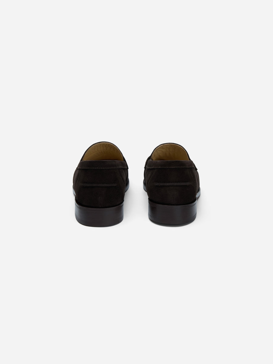 Saddle Loafer ~ Brown Calf Suede