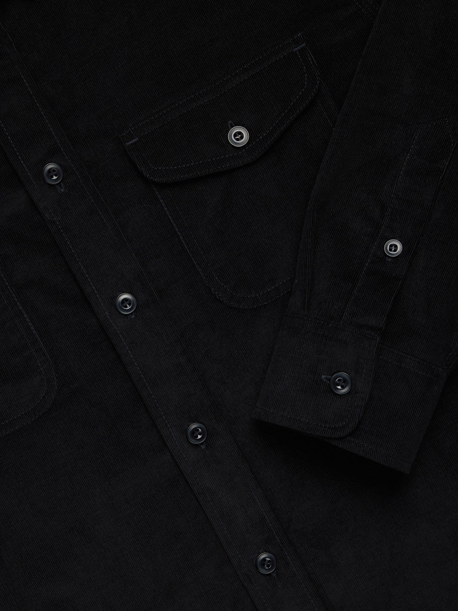 Studio Shirt ~ Black Corduroy
