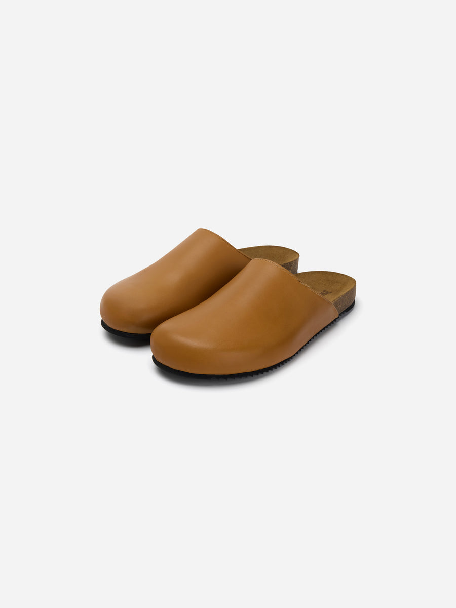 Mule ~ Natural Calf Leather