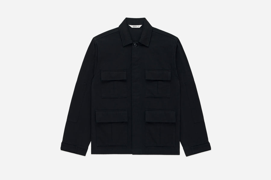 BDU Jacket ~ Black Back Satin