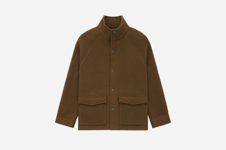 Welding Jacket ~ Tobacco Melton Wool