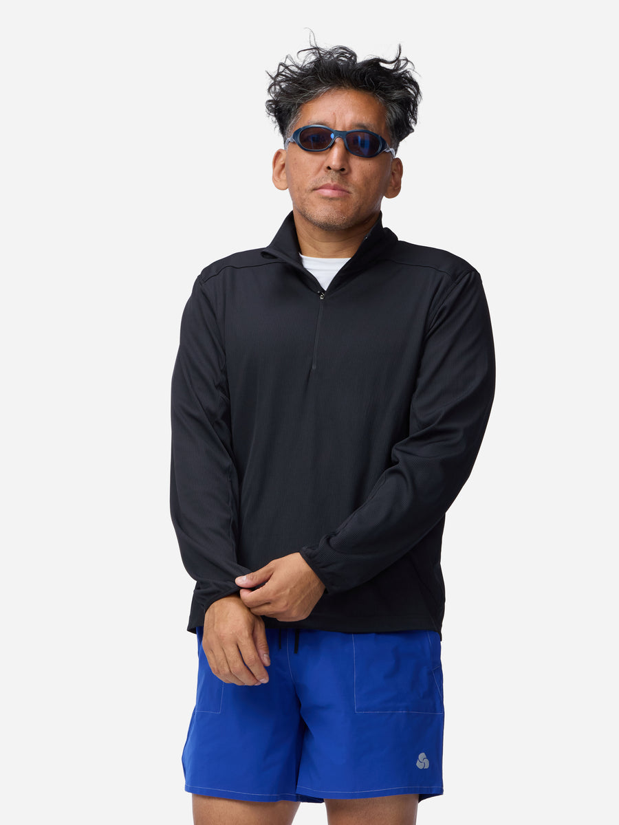 Half Zip Jacket ~ Black