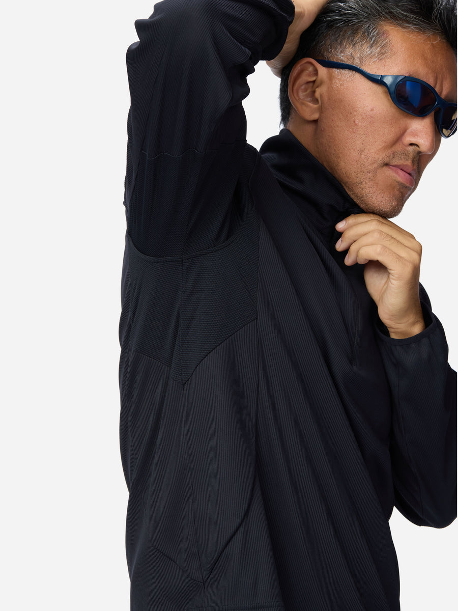 Half Zip Jacket ~ Black
