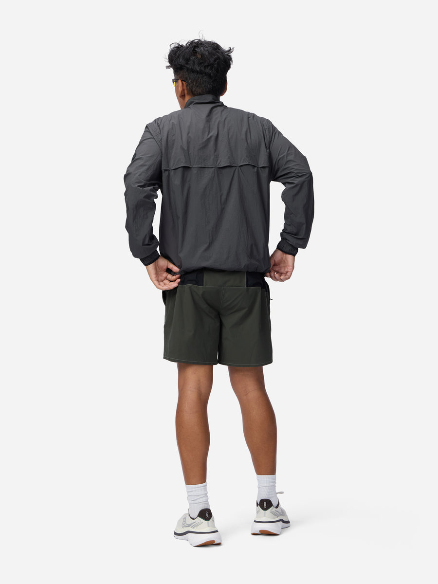 Trail Jacket ~ Charcoal/Tan