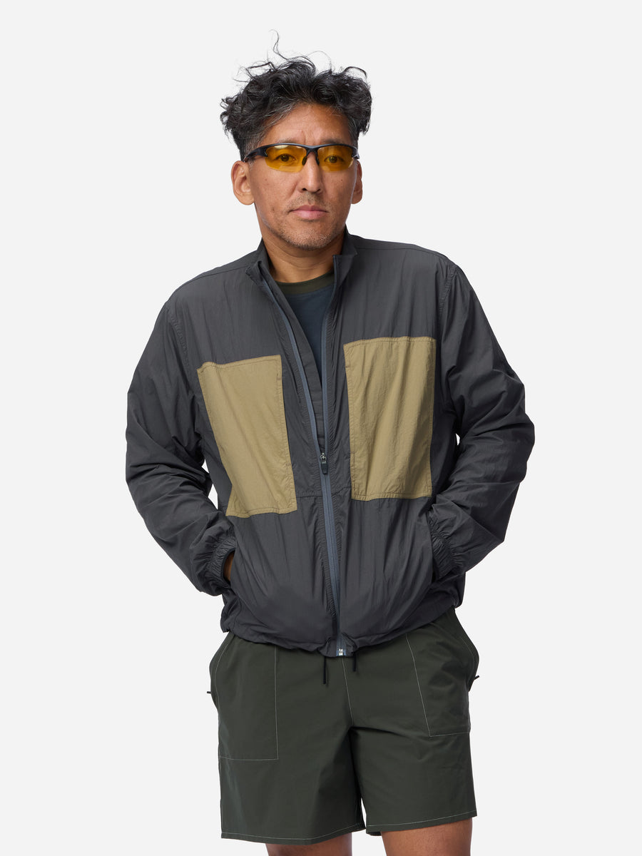 Trail Jacket ~ Charcoal/Tan