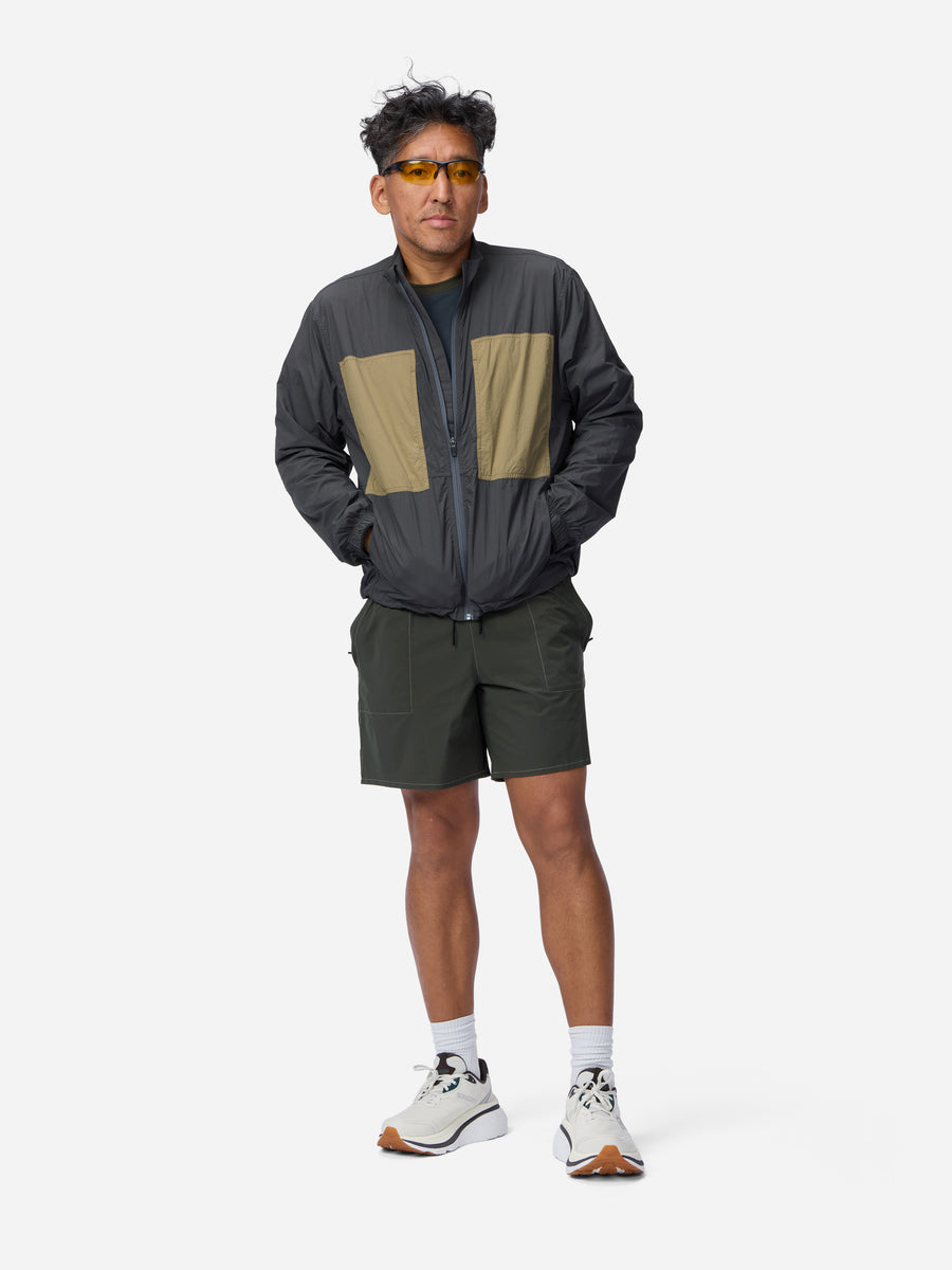 Trail Jacket ~ Charcoal/Tan