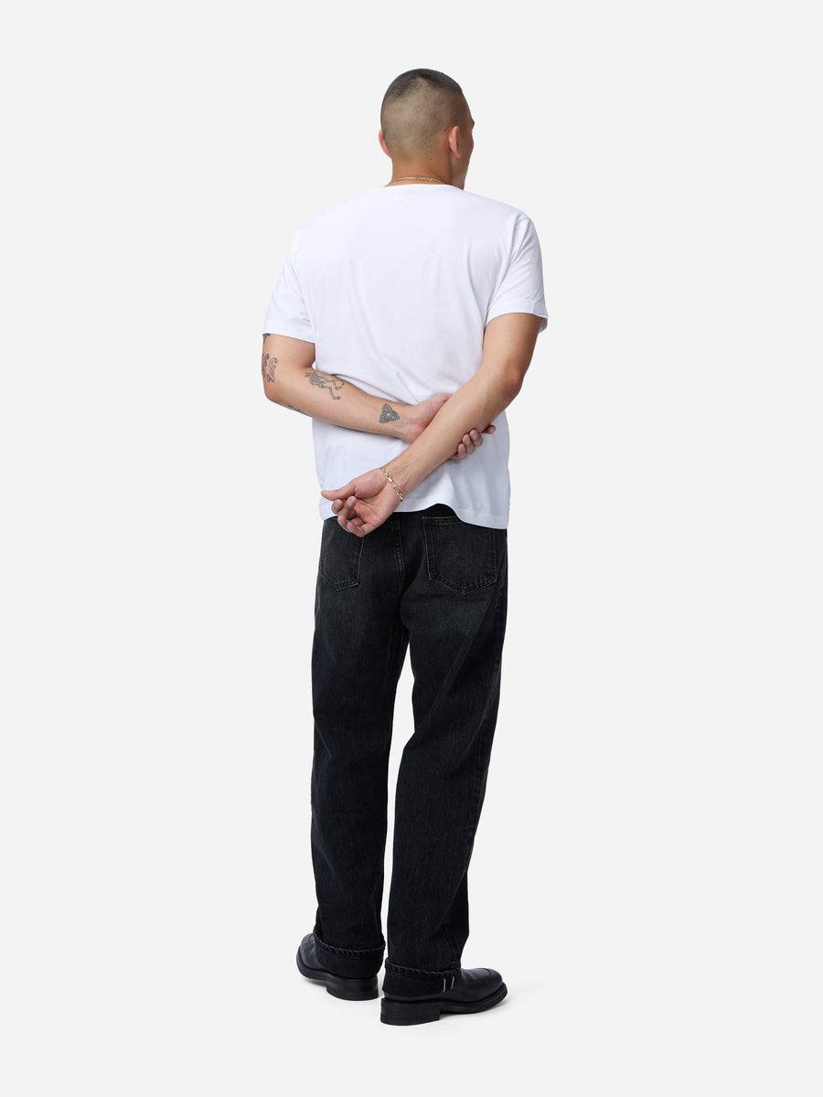 RS-223xv ~ Relaxed Straight - Double Black Selvedge Vintage Wash