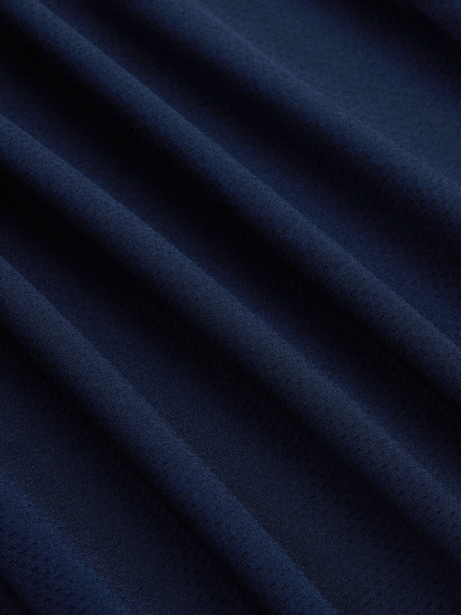 Track Tee LS ~ Navy/Cobalt