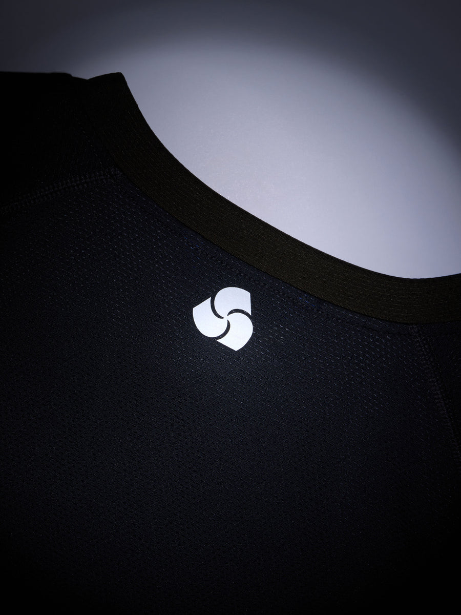 Track Tee LS ~ Olive/Charcoal