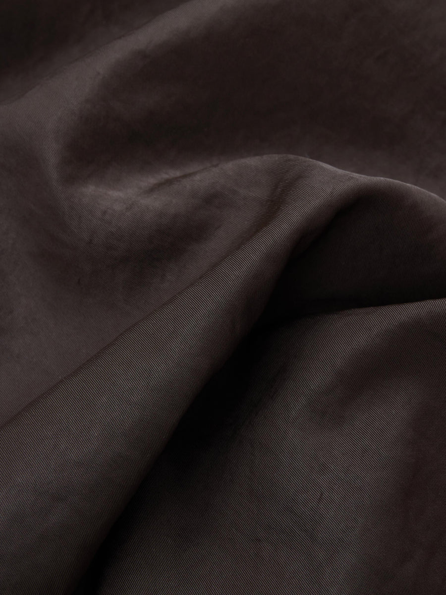 Club Jacket ~ Brown Wrinkle Nylon