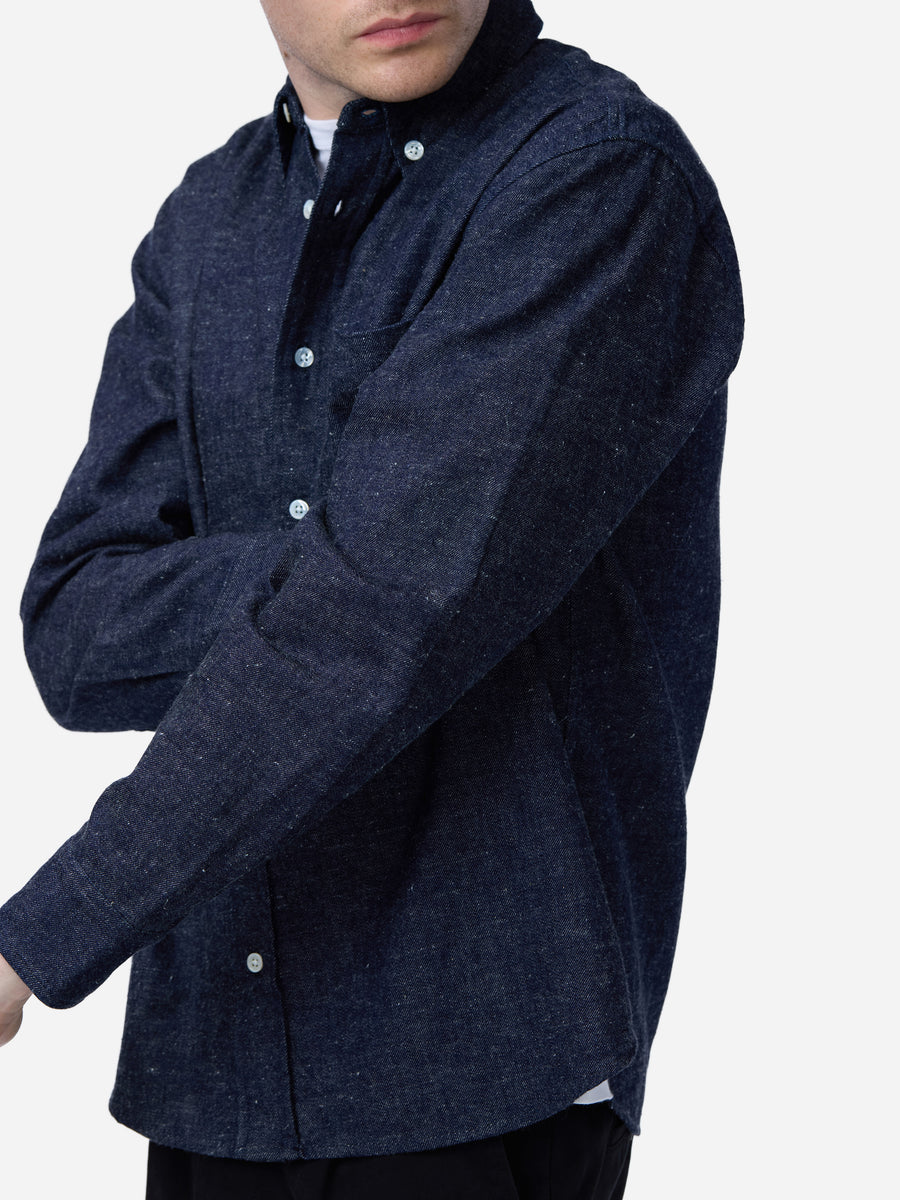 Denim BD Shirt ~ Snow Slub Denim