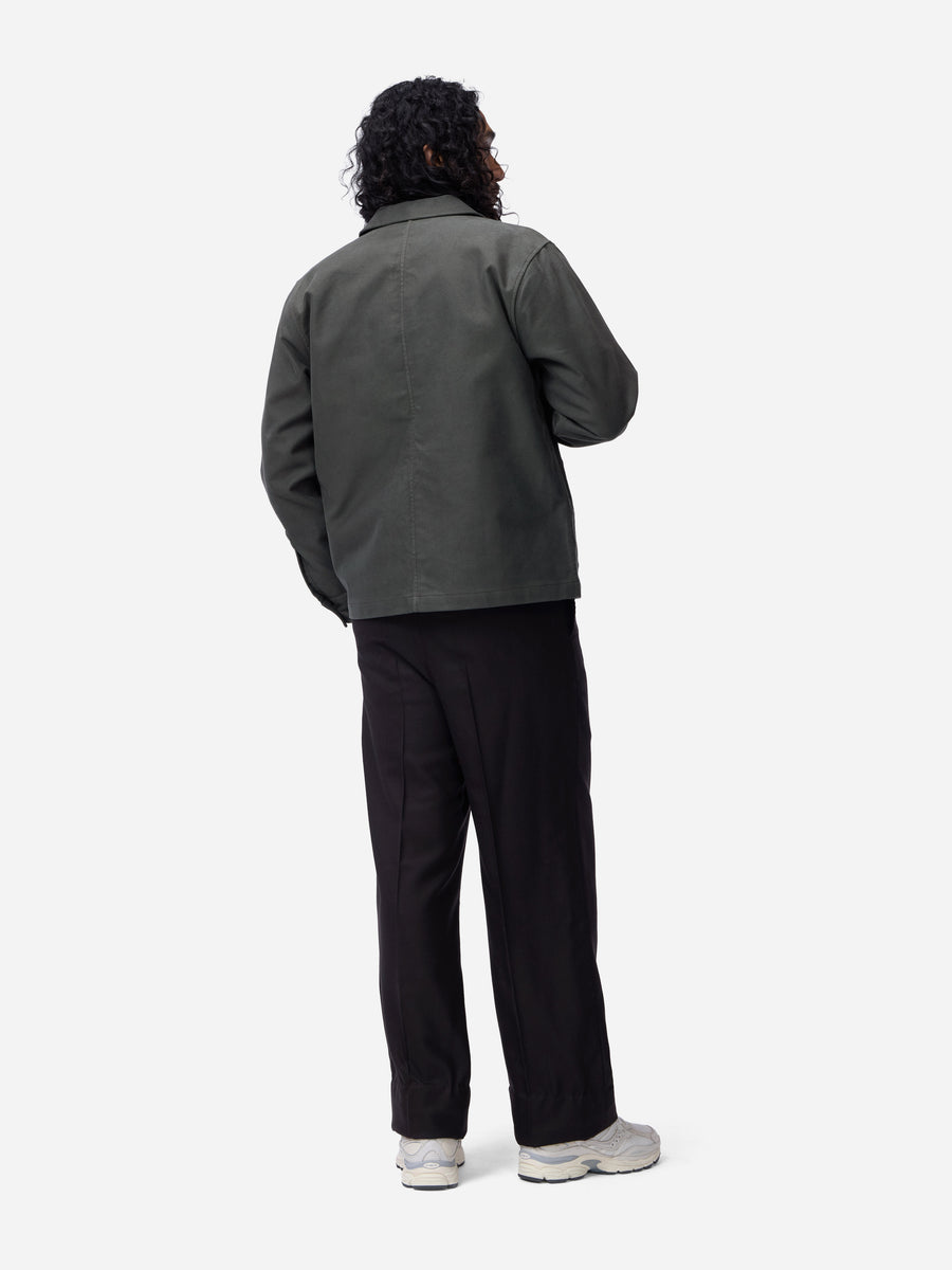 French Work Jacket ~ Grey Moleskin