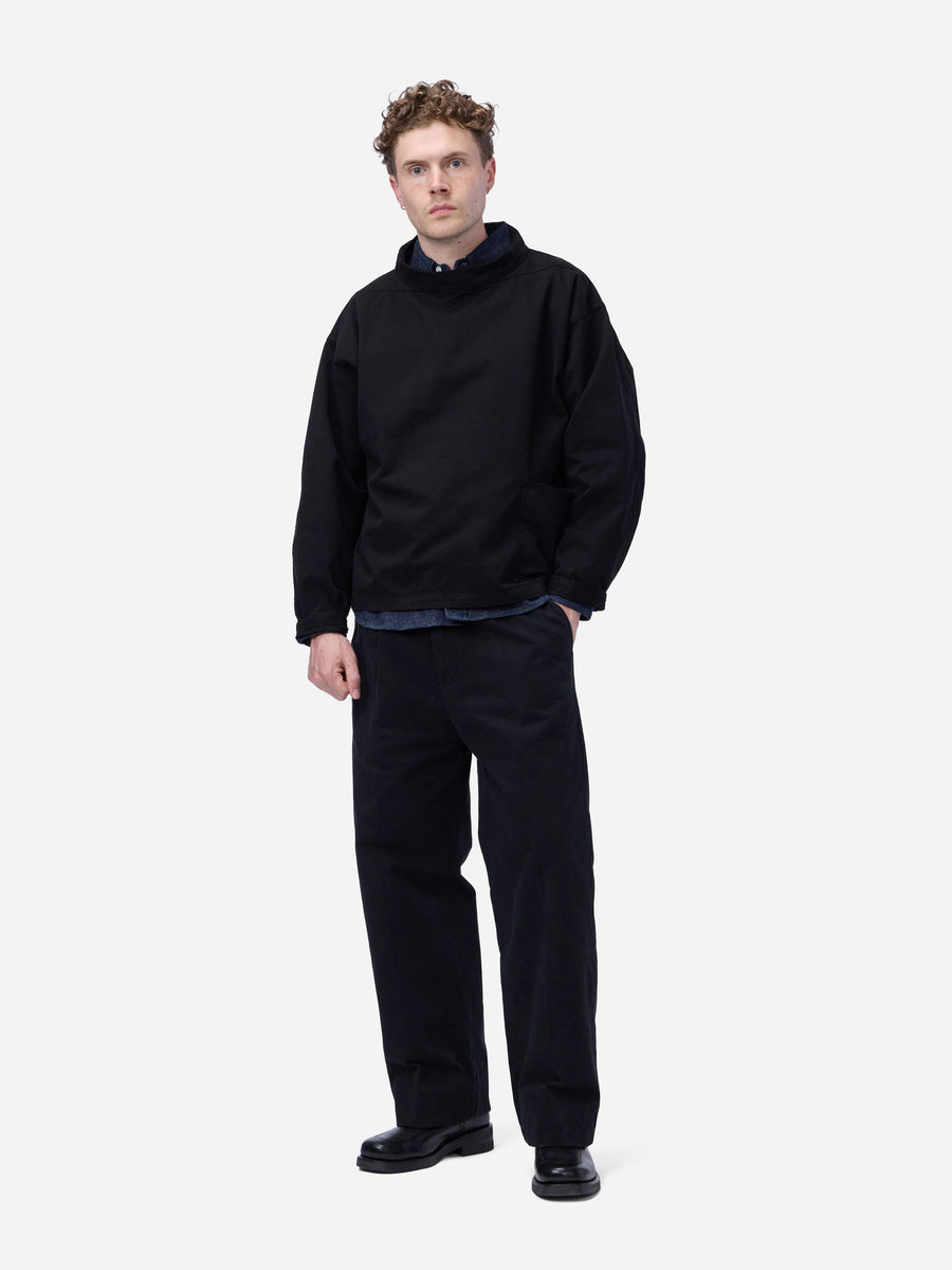 Smock ~ Black Peached Twill