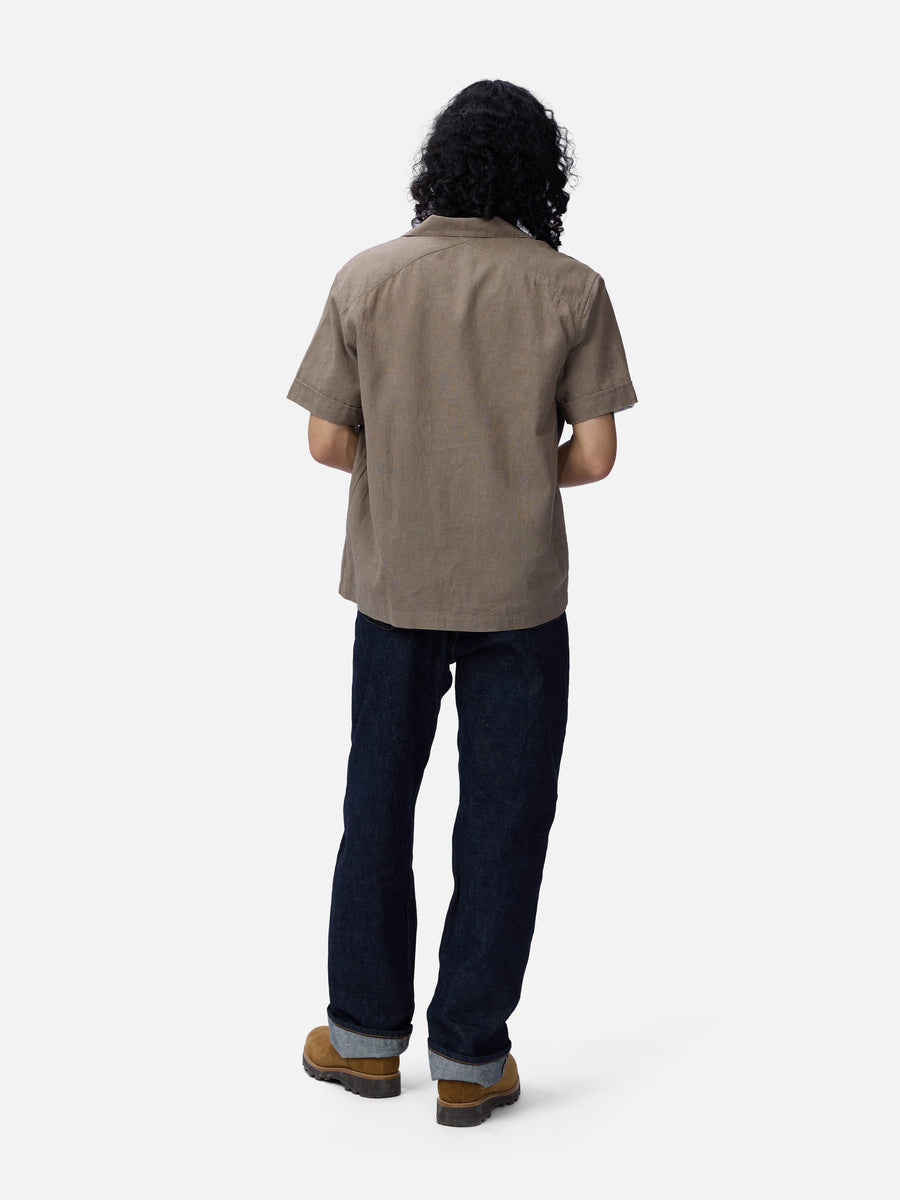 Vacation Shirt ~ Almond Linen